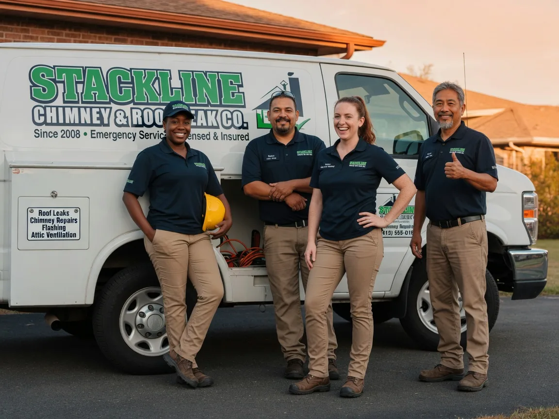 Chimney flashing repair company in Garland, NC